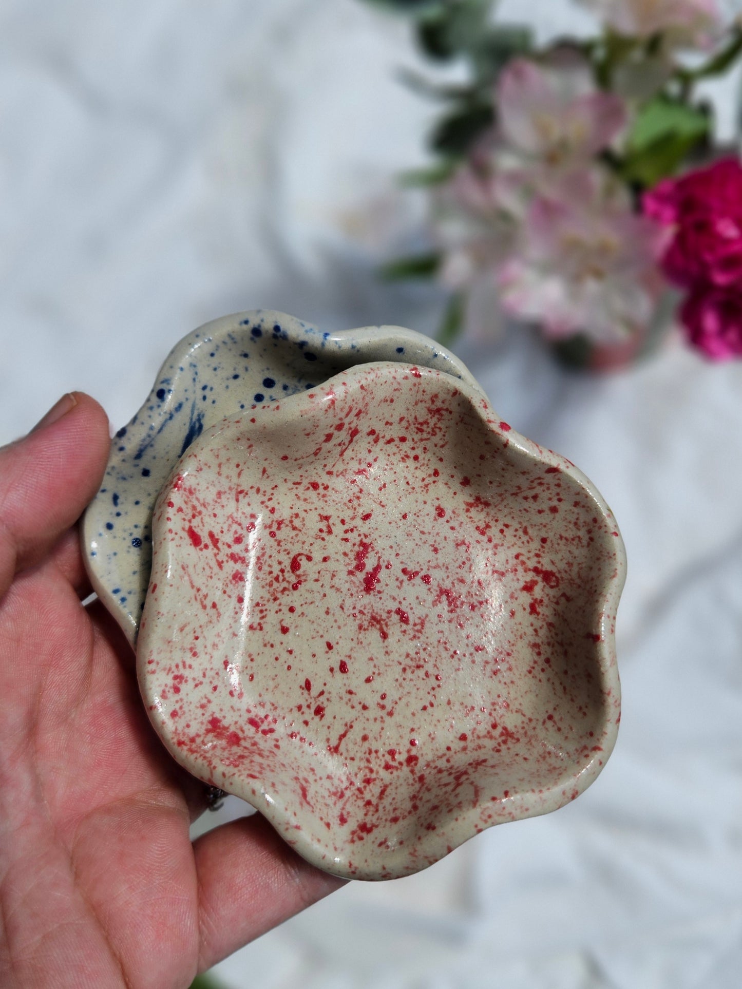 Schalen Set gesprenkelt